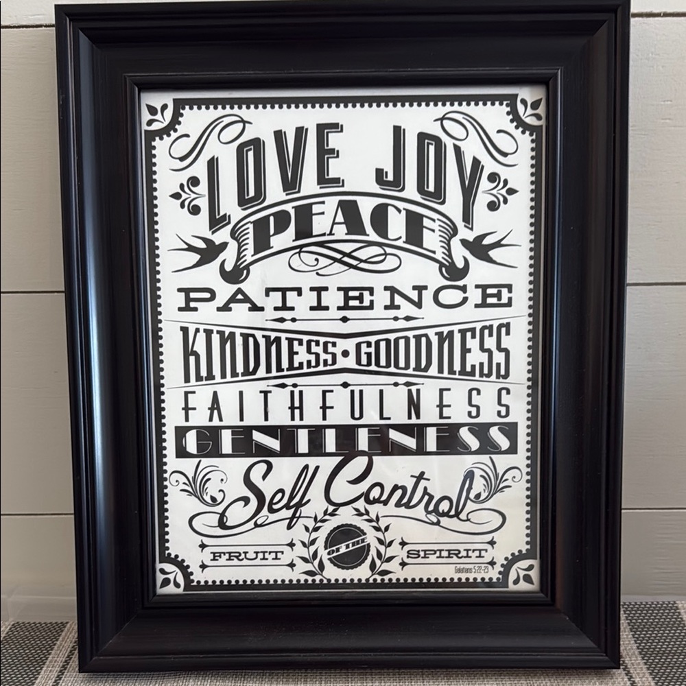 Fruit of the Spirit framed print